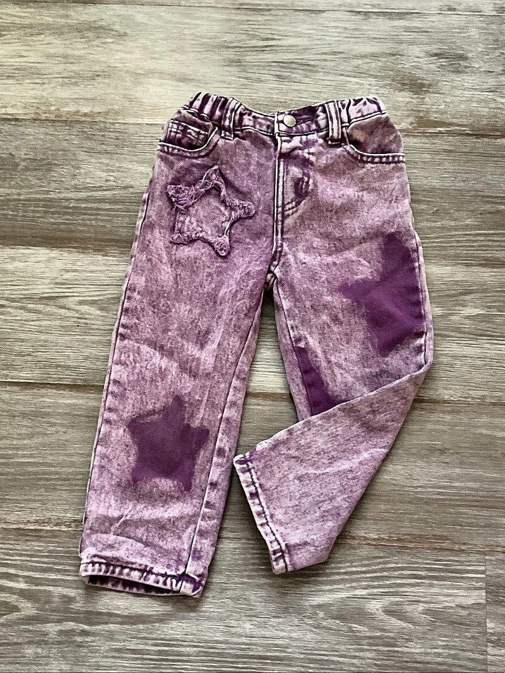 Kids Purple Jeans